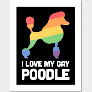 Poodle - Funny Gay Dog LGBT Pride Posters and Art